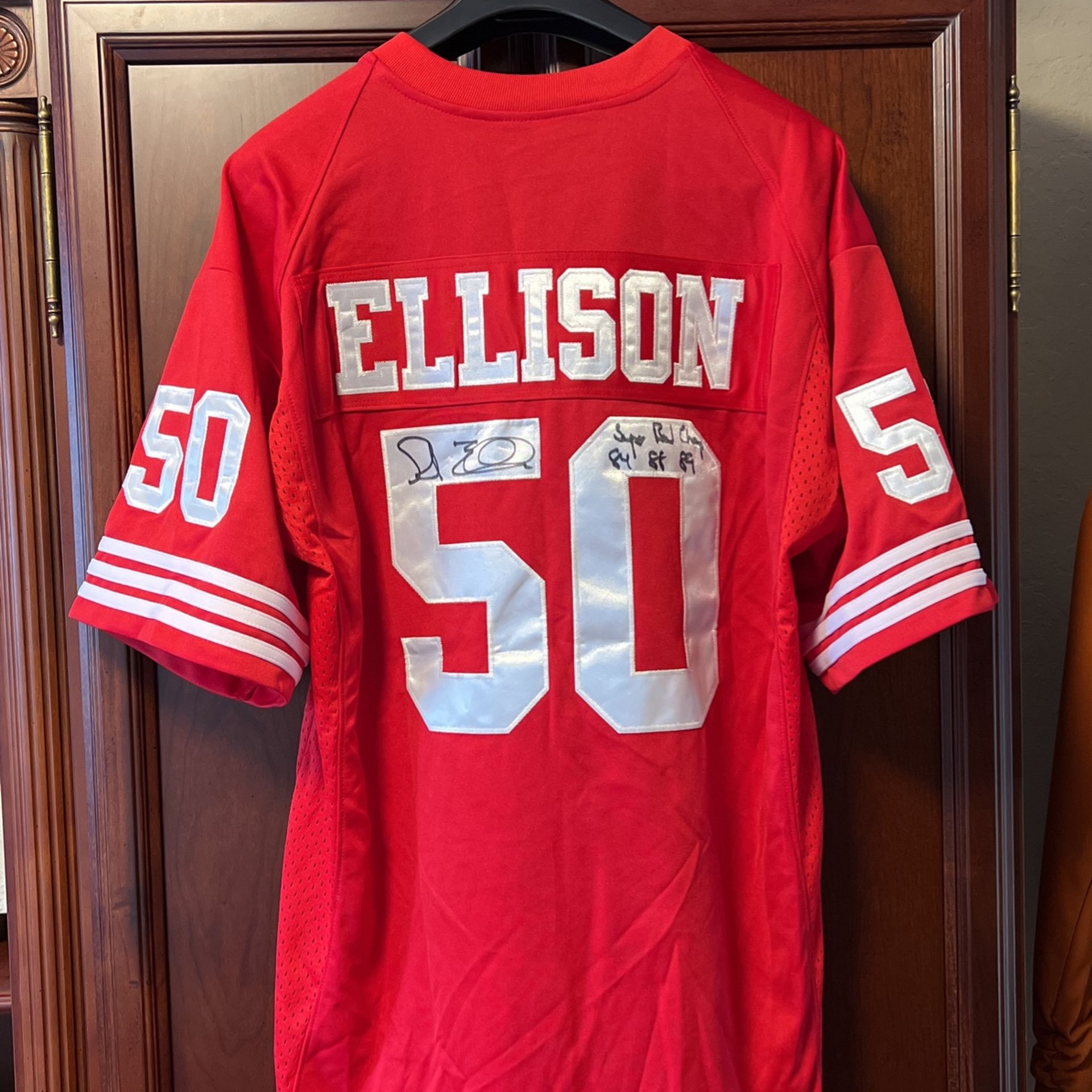 NFL RARE SF 49ERS CLASSIC VINTAGE THROWBACK Signed Jersey!