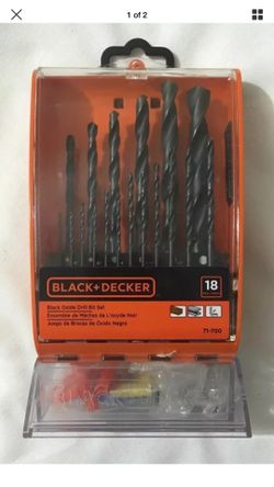 Black +decker 18 pcs