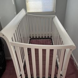 White Baby Crib