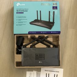 TP Link Wi-Fi 6 Router 