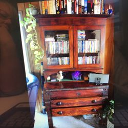 1800’s Mahogany Empire Secretary Bookcase