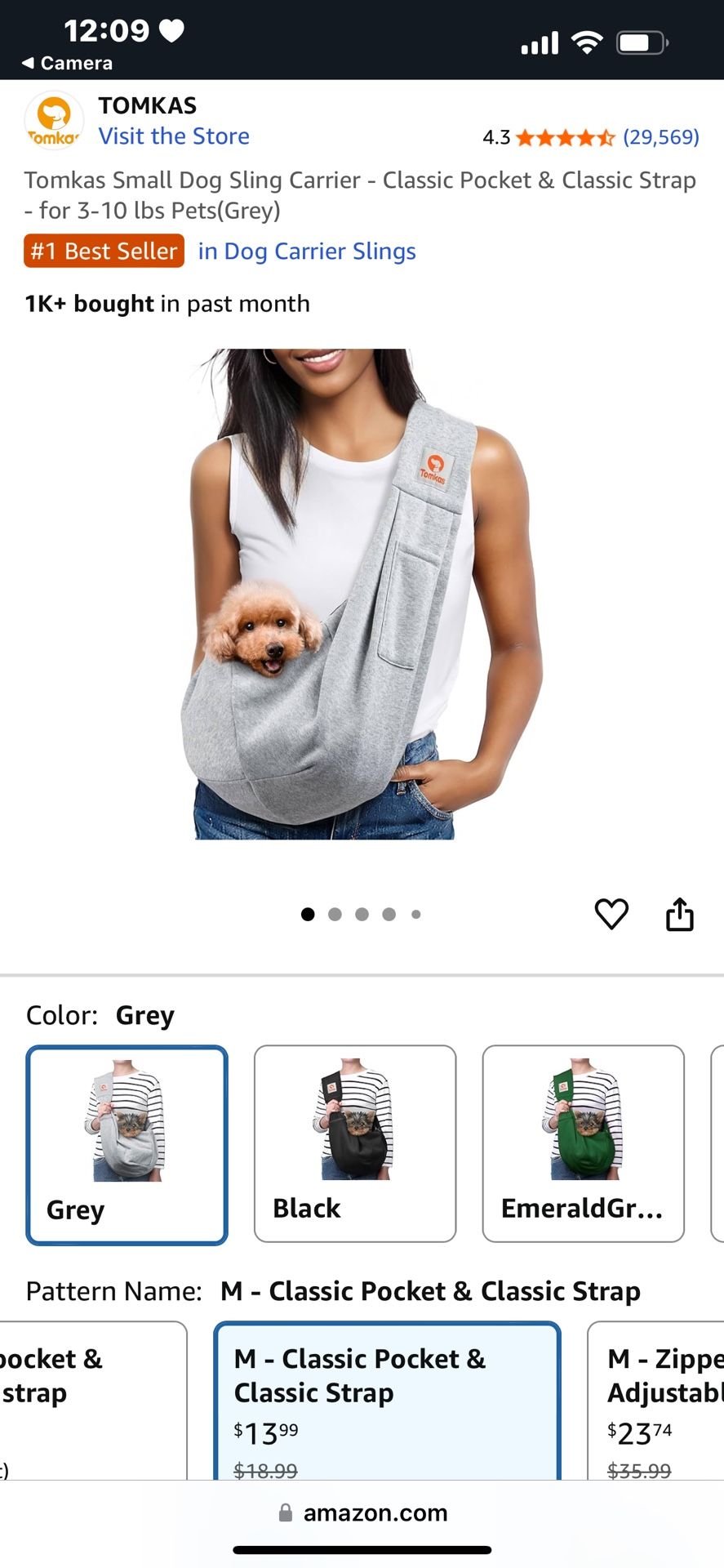 Brand new small pet sling carrier. Only $8