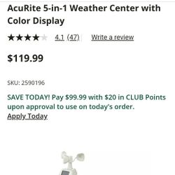 AcuRite 5in1 Weather Center