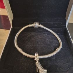 Pandora Bracelet With Charm.
