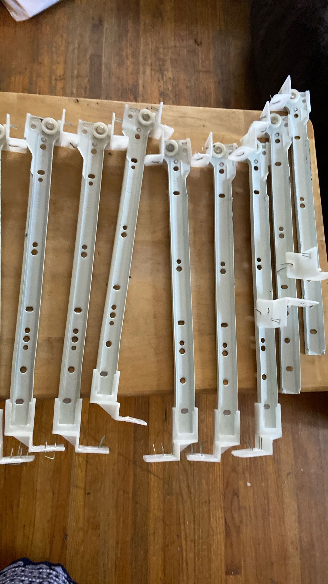 5 Pair Hardware 14” Mount Drawer Rails
