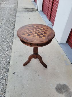 Wood Chess Table