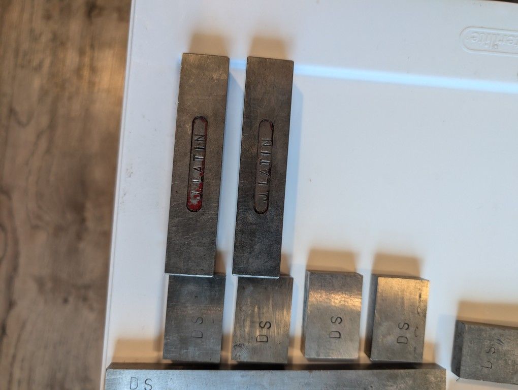 J. Latin Lathe Taper Key With Head