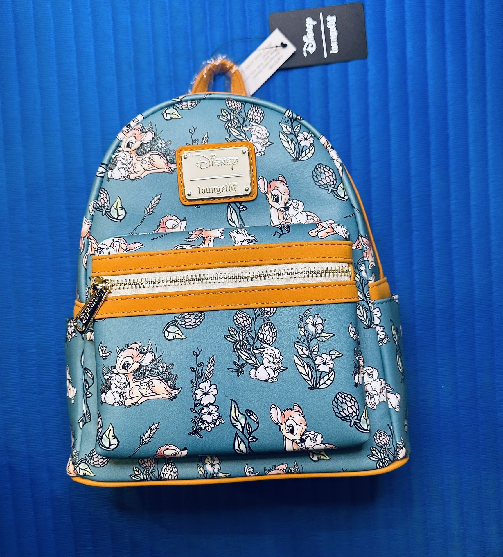 Loungefly 2021 Disney Bambi Forest Floral Mini Backpack NWTs