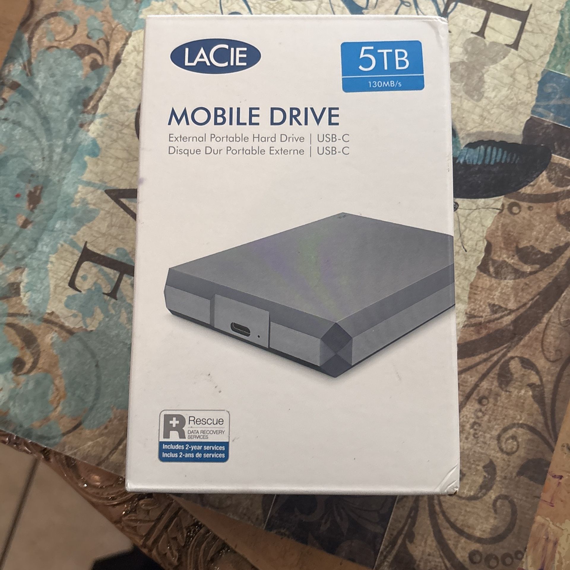 Lacie 5TB Mobile Drive USB-C