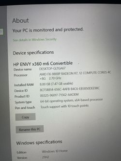 HP LAPTOP CONVERTIBLE