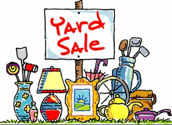 Yard sale 5/7/16