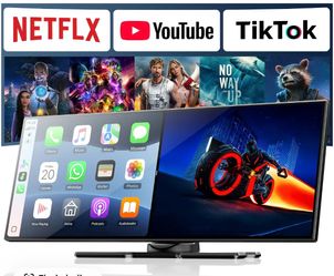 10.25" Wireless CarPlay Screen, Youtube/Netflix/TikTok, Auto-Connect, iPhone 8–16+ & Android 11+ Any Car Upgrade sohochic