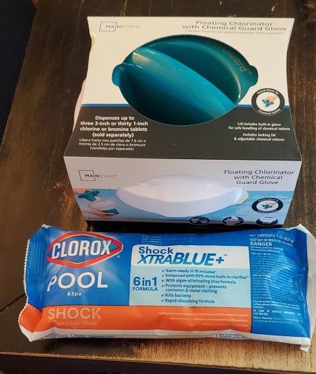 Clorinator And One Pool Shock