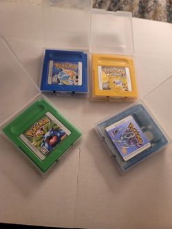 NINTENDO GAMEBOY 4 POKEMON GAMES NEW (PLEASE READ)