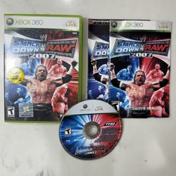 WWE Smackdown VS Raw 2007 Scratch-Less for Xbox 360 