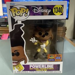 Funko Pop Disney #1340 Powerline 2023 WonderCon Limited Edition Convention Sticker