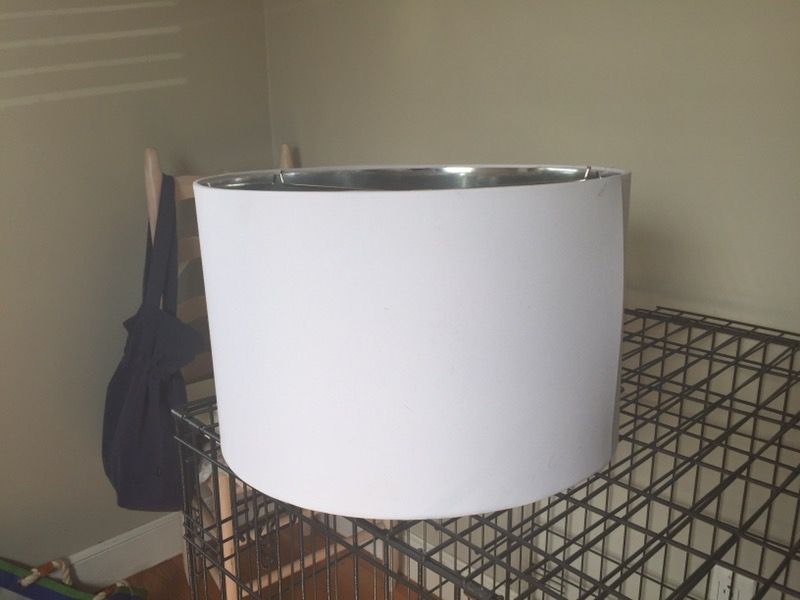 White Large Lamp Shade