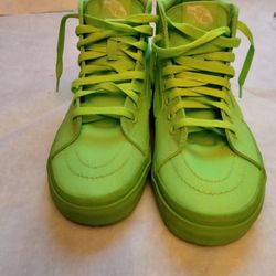 Vans Hi Top Neon Green 