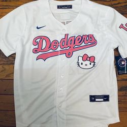 Ohtani Hello Kitty White Or Blue Dodgers Youth Jersey