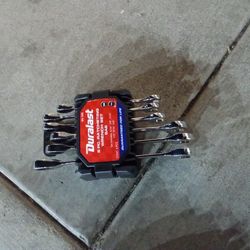 Duralast 6 PC. Racheting Wrench Set Sae 5/16  3/8  7/16 1/2 9/16  5/8