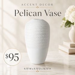 Pelican Glass Vase
