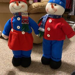 Christmas figurines three different sets are all one set