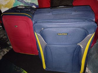 2 Big Luggage Suitcases
