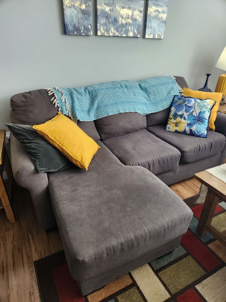 Comfy 2 Pc Sectional Couch for Sale