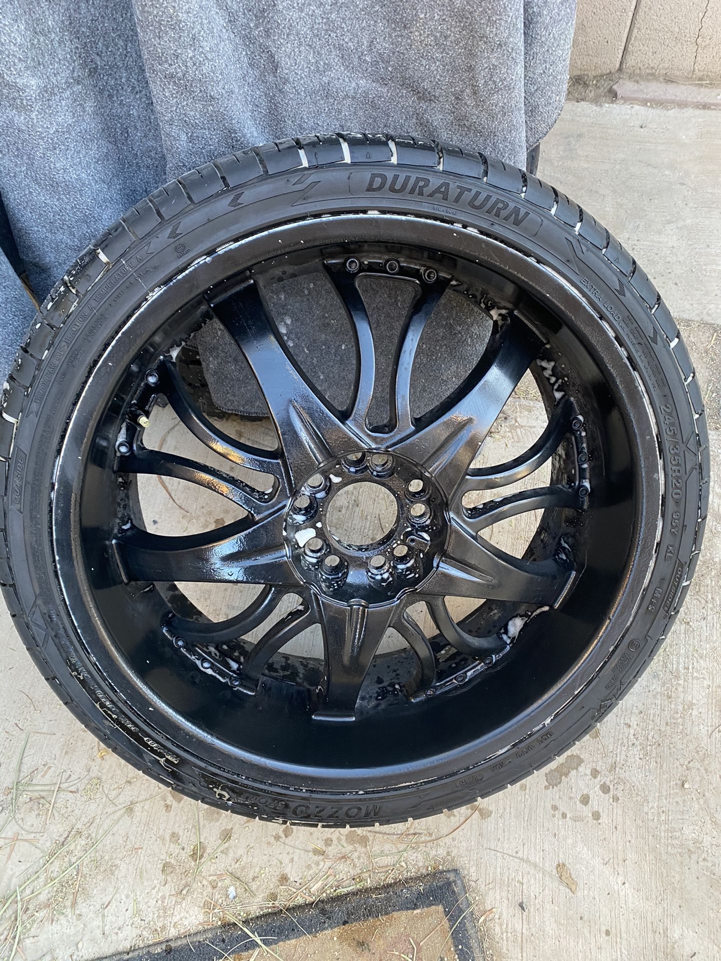 20 Inch Rims For Mustang Brand New Tires Also.