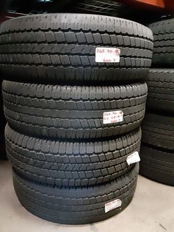 P265/70R18 GOODYEAR WRANGLER SR-A 265/70R18 MATCHING FULL SET USED TIRES  265 70 18 for Sale in Fort Lauderdale, FL - OfferUp