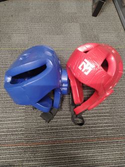 Taekwondo Motoo head gear Red and Blue