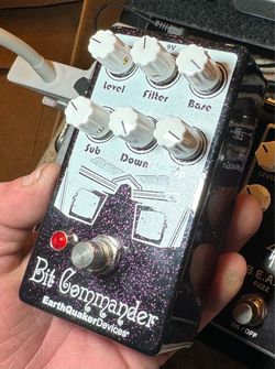 EarthQuaker Devices Bit Commander Analog Octave Synth V2 PURPLE SPARKLE COLORWAY!