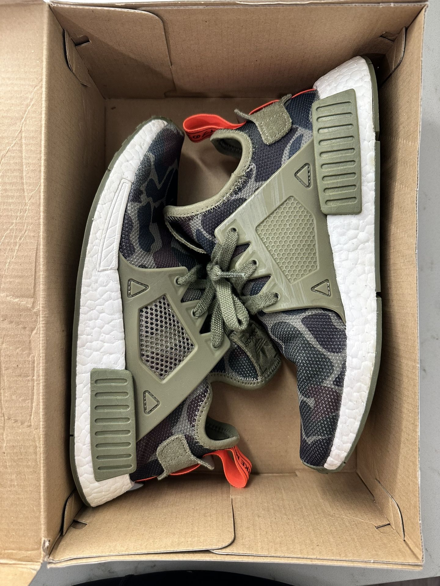 Adidas Men's NMD_XR1 Olive Duck Camo Size 6