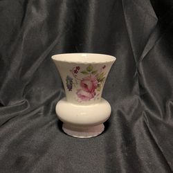 Vintage Coalport England Shrewsbury Bone China Decorative Floral Vanity Vase. OBO