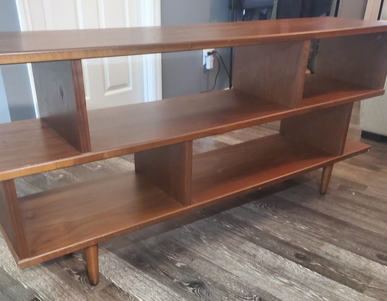 USED World Market Walnut Brown Wood Ashlyn Bookshelf for Sale in Hubert NC OfferUp