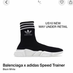 BALENCIAGA Adidas Speed Trainer US10 New 