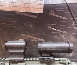 Holosun 403 and 3X magnifier