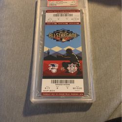 2011 All-Star Game Full Ticket PSA 8 
