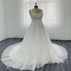 A-line / Ball Gown Floral Wedding Dress 