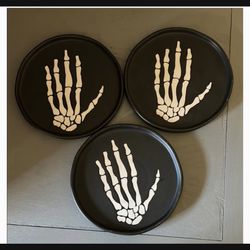Set Of 6 Dessert Plates Threshold Halloween