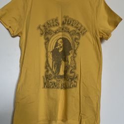 Women’s Lucky Brand Yellow Graphic Tee,size S
