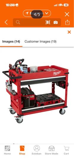 Milwaukee tool cart.