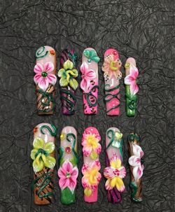 Press on nails size L