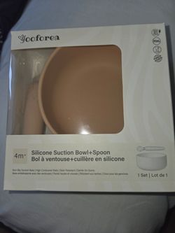 Silicone suction bowl