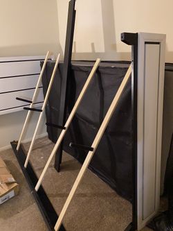 Queen Size Bedframe And Full Sized Mattress