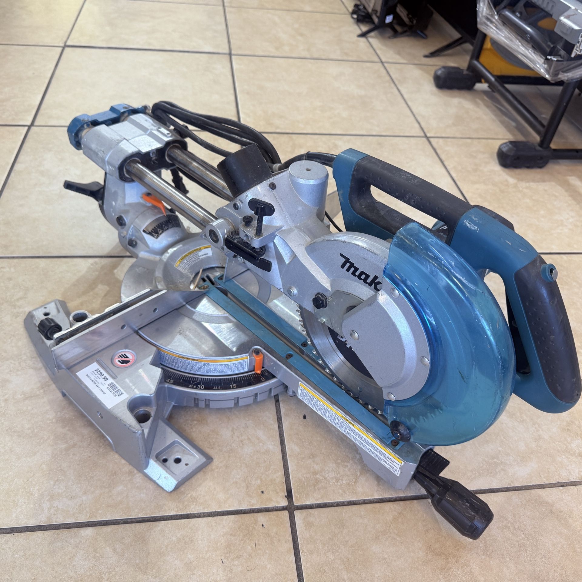 10.5 Amp 8-1/2 in. Corded Single Bevel Sliding Compound Miter Saw