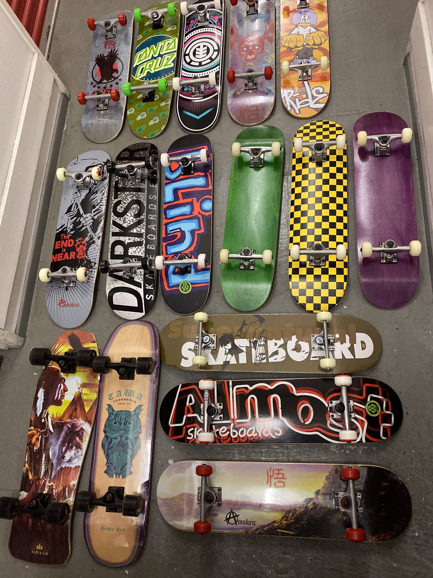 Skateboard Decks And Wheels