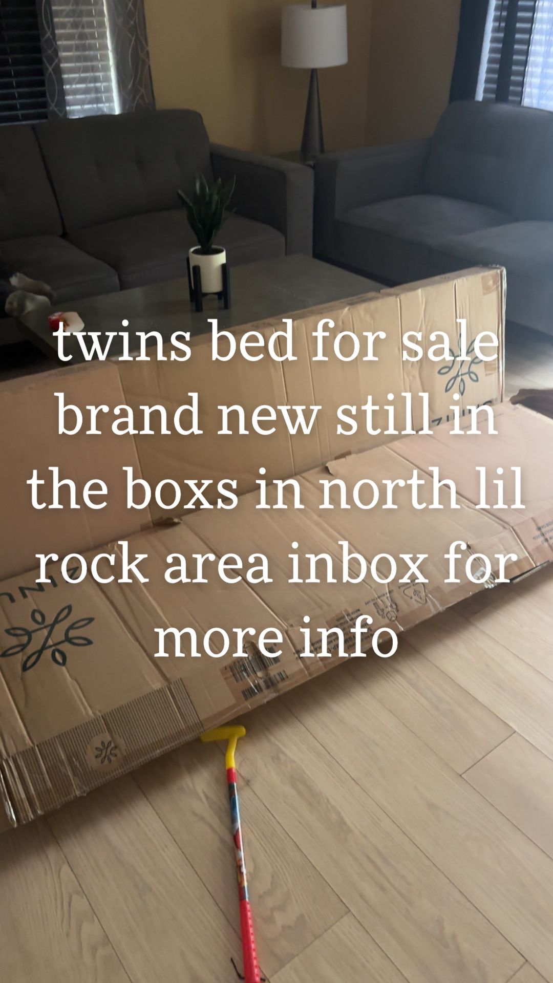 brand new in box twin beds 