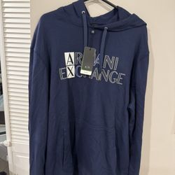 Designer Armani Exchange Hoodie Size- XXL. New with Tags