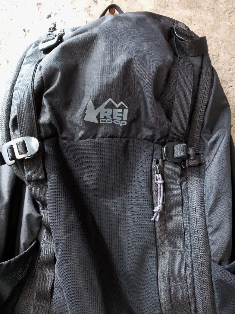 REI Black Hiking Backpack 